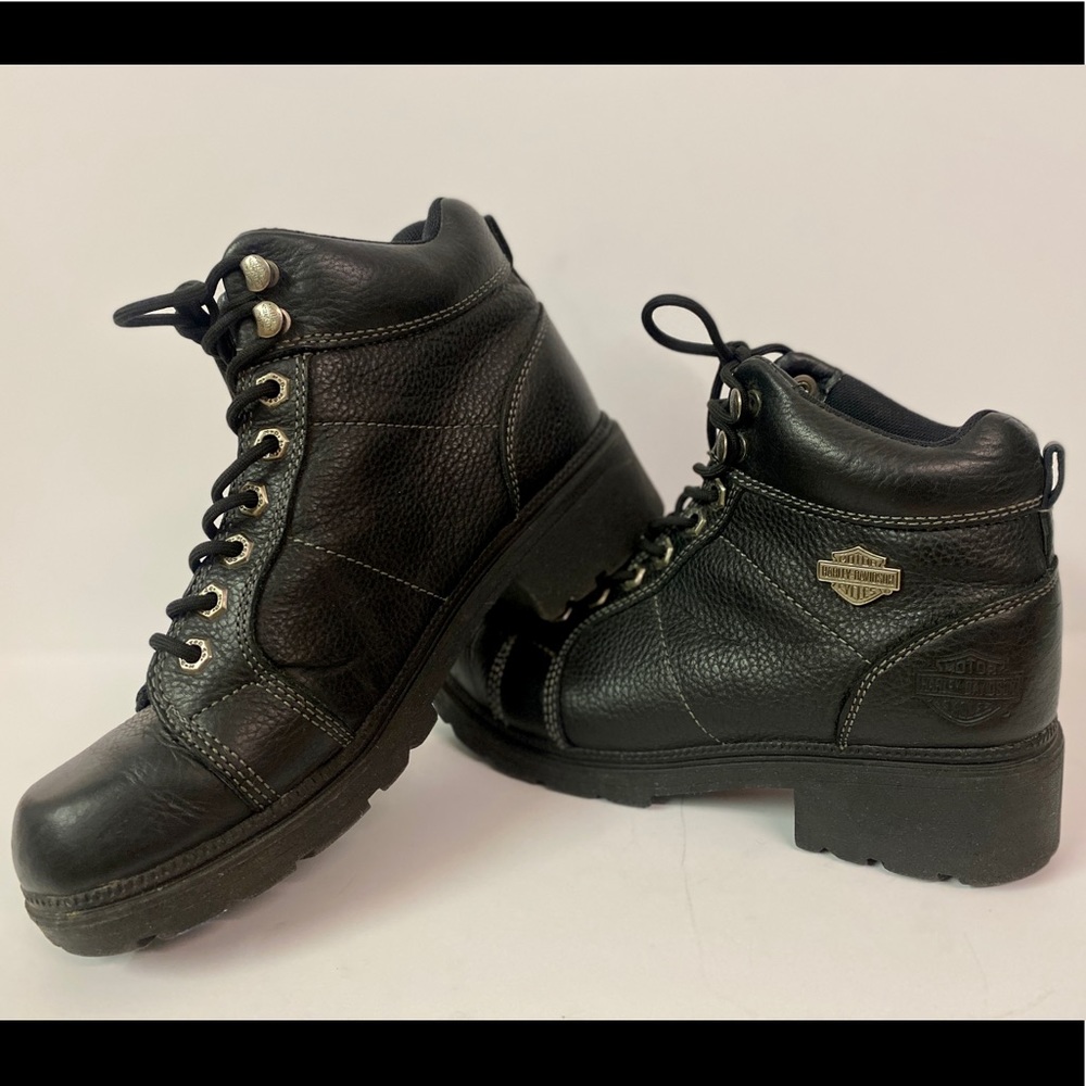 Harley Davidson Tyler Chukka Black Boots | Size 8.5